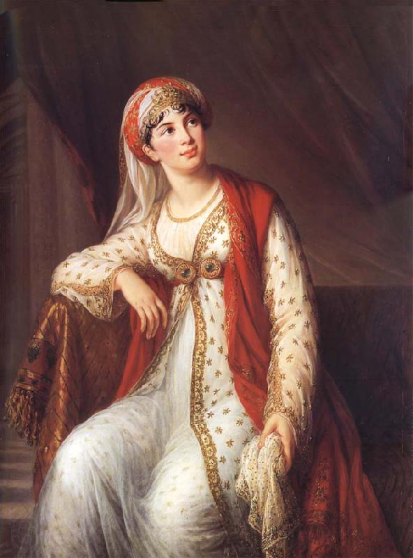 VIGEE-LEBRUN, Elisabeth Madame Grassini in the Role of Zaire